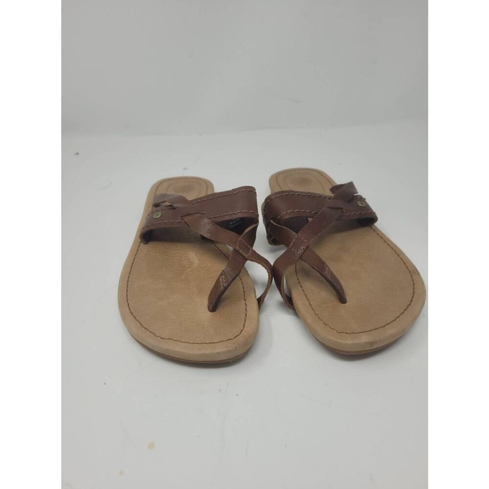 UGG Australia Mireya Thong Flip Flop Leather Slide Womens Size 6